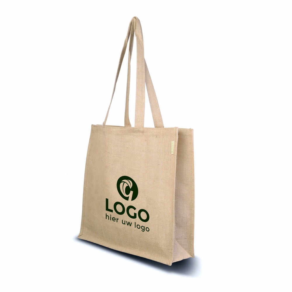 Jute schoudertas | Eco relatiegeschenk